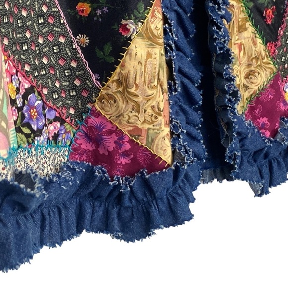 Handmade patchwork vest - Picture 6 of 9